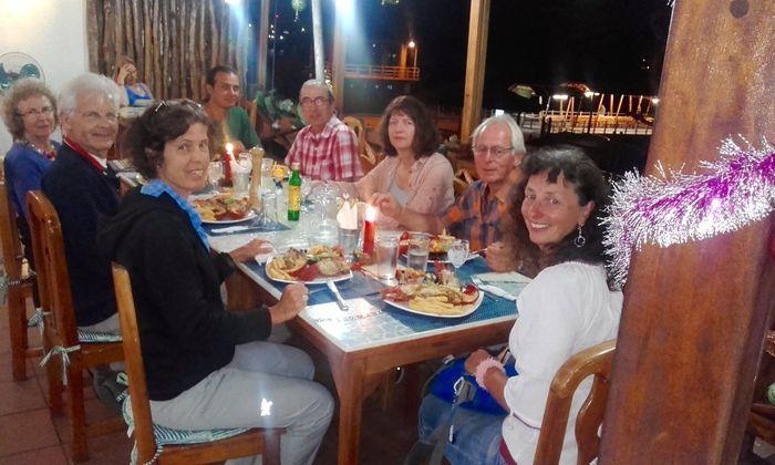 Das Abendessen in Puerto Baque