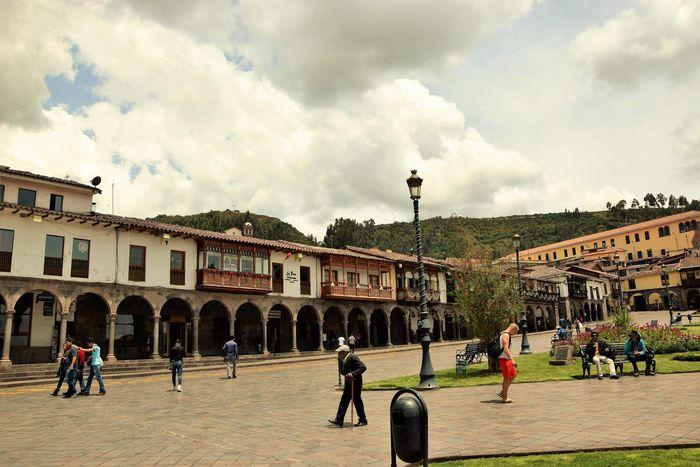 Der Hauptplatz von Cuzco - Pla