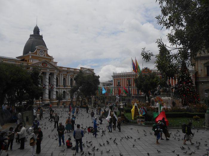 Die Plaza Murillo in La Paz.