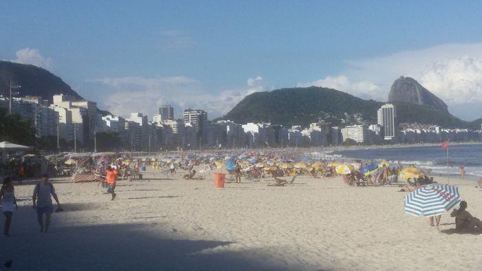 Ein Blick auf die Copacabana.