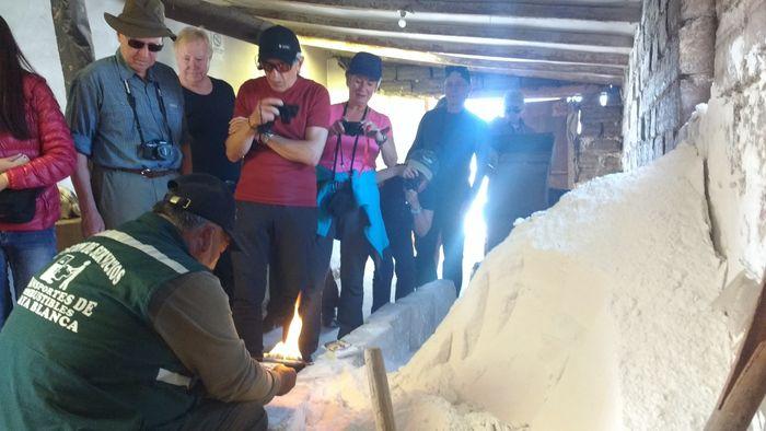In Uyuni wird viel Salz abgeba