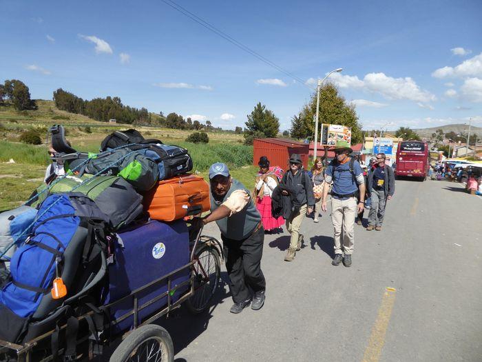 Grenzübergang Peru - Bolivien,