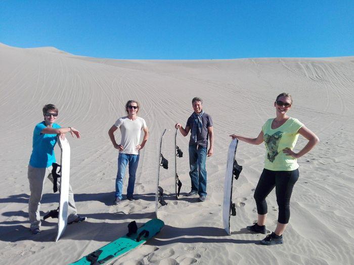 Unser Sand Boarding Team.