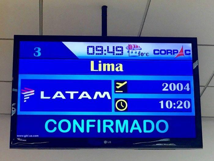Auf den Flugtickets steht Lima