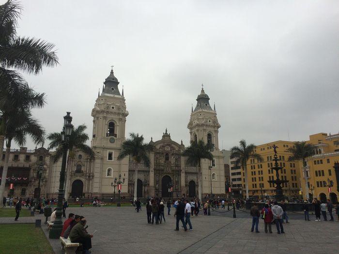 Die Kathedrale von Lima am leb