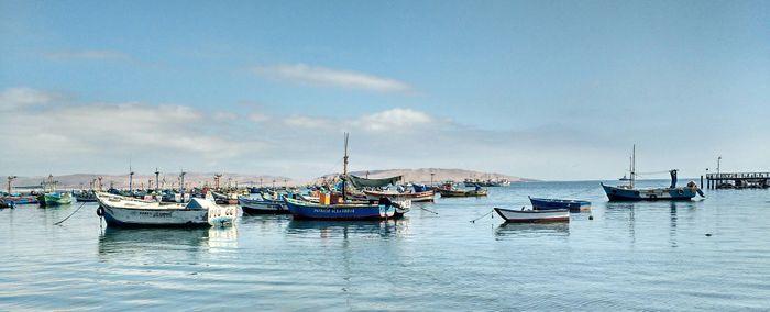 Von Paracas kleinem Hafen fahr