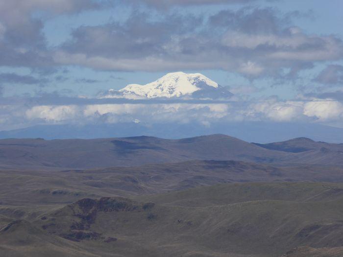 Der Chimborazo Vulkan aus der 
