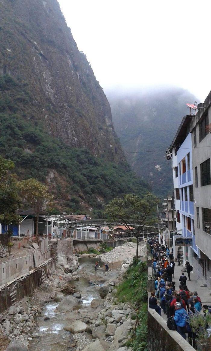 Machu Picchu Dorf befindet sic