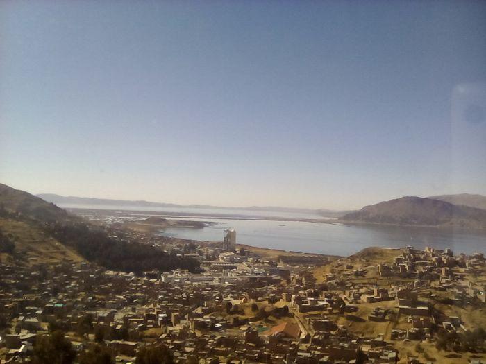 Puno am Ufer des Titicacasees.
