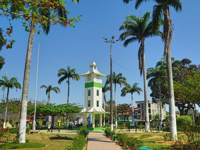 Der Hauptplatz in Puerto Maldo