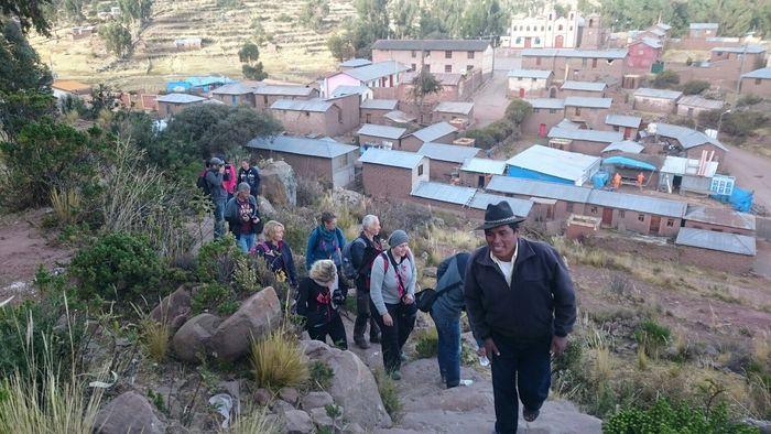Am Titicacasee angekommen gehe