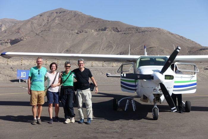 Am Flugplatz von Nazca, wenige