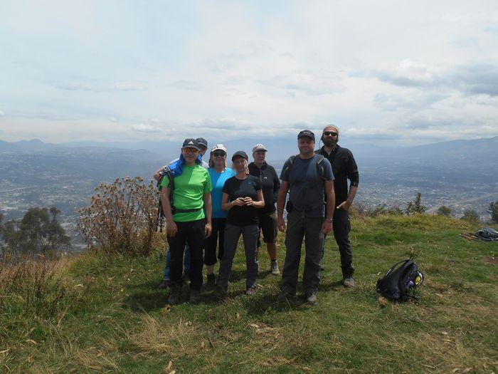 Gruppenfoto auf dem Vulkan Ila
