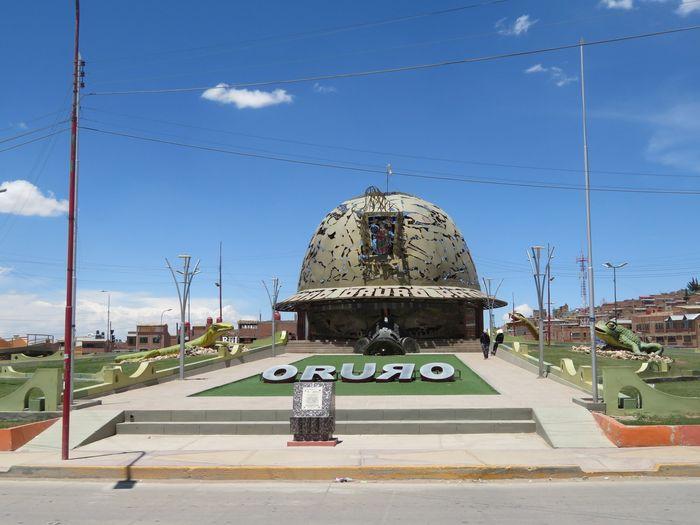 Oruro ist eine Bergbaustadt un