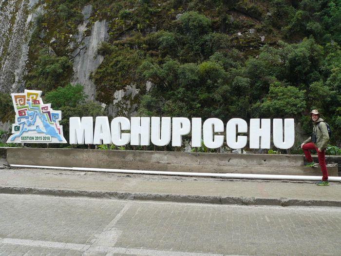 Im Machu Picchu Dorf machen wi