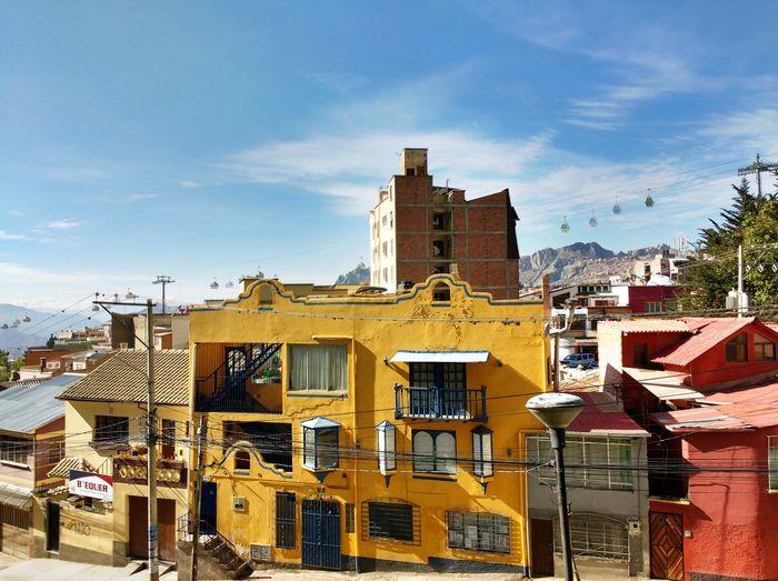 Eine Ecke von La Paz mit einer