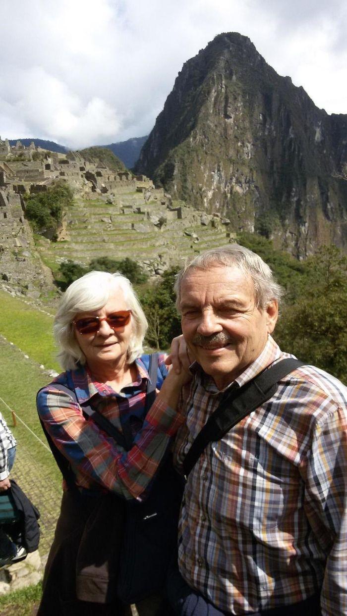 Simone und Bernd in Machu Picc