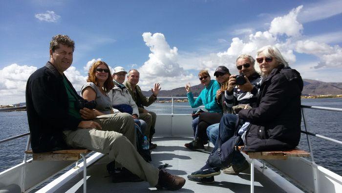Bootsfahrt zu den Uros Inseln 