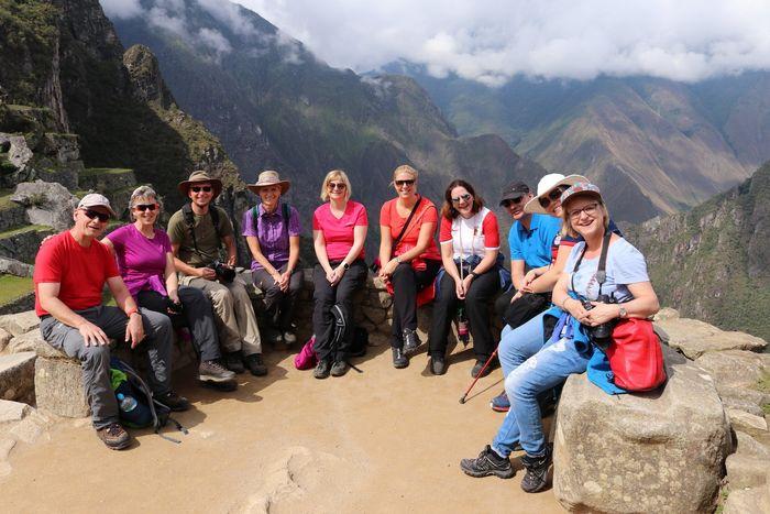 Unsere Gruppe am Machu Picchu