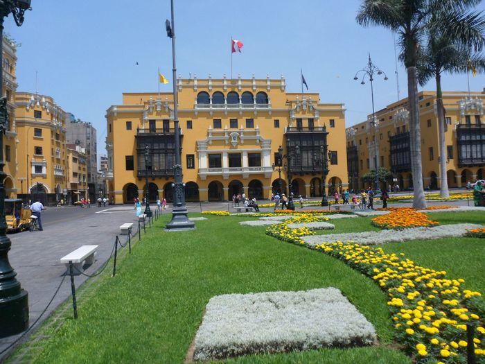 Das schöne Rathaus von Lima au