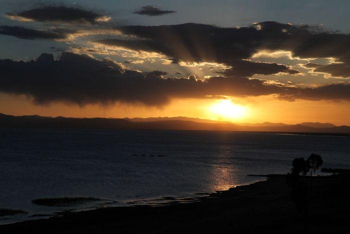 Sonnenuntergang am Titicacasee