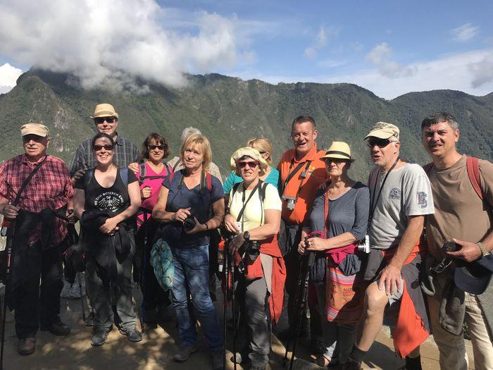 Foto der Gruppe in Machu Pichu