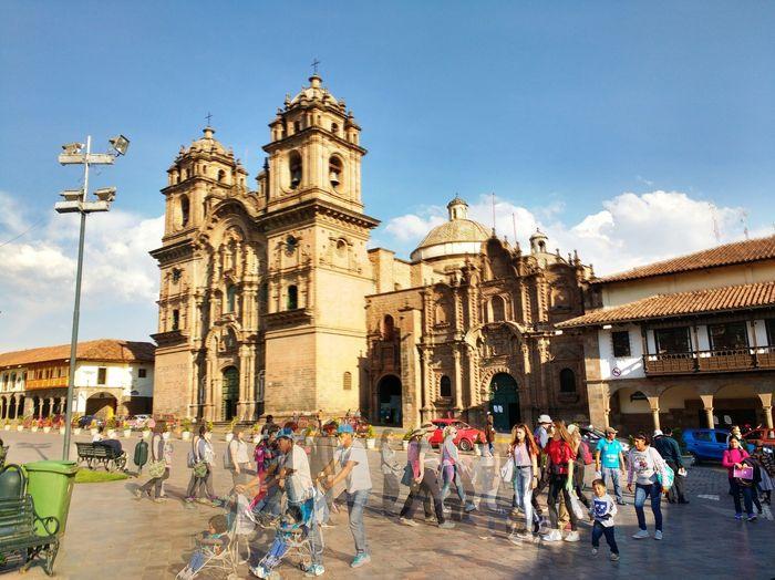 Freie Tag in Cusco. Das Haupts