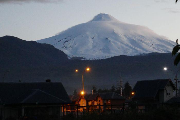 Sogar der Vulkan Villarrica ze