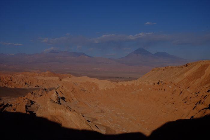 In der Atacama Wüste: Blick au