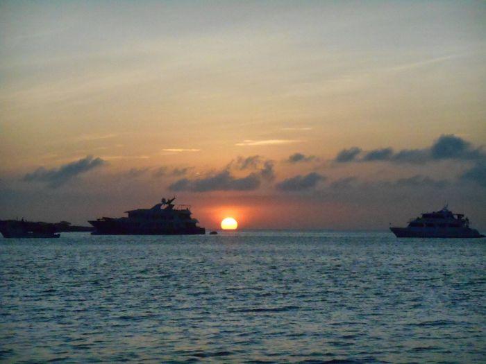 Sonnenuntergang auf Galapagos!