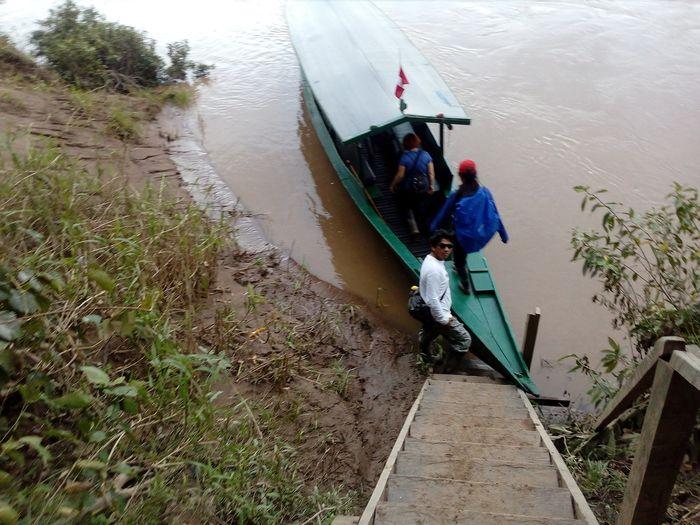 Der Tambopata-Fluss befindet s