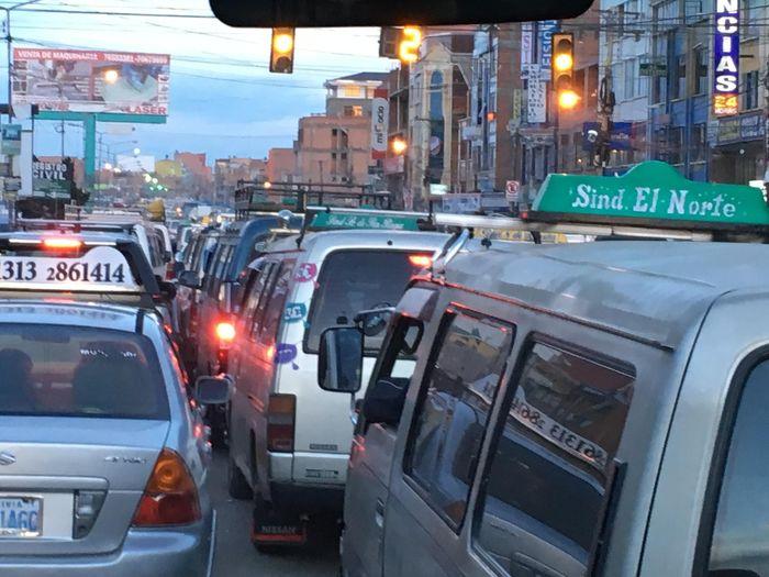 Verkehr in El Alto, um nicht z