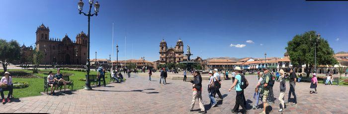 Cuscos Hauptplatz, es war schö