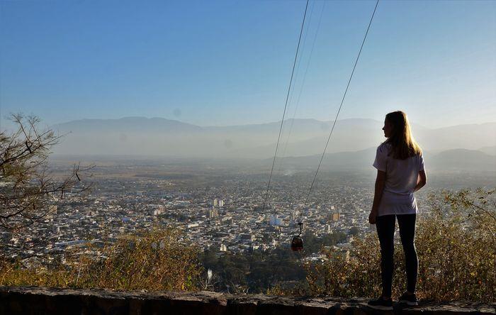 Blick auf Salta aus den Cerro 
