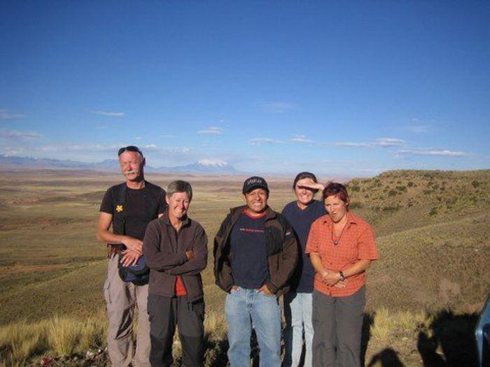 Die Gruppe am Aussichtspunkt bei der Königskordill