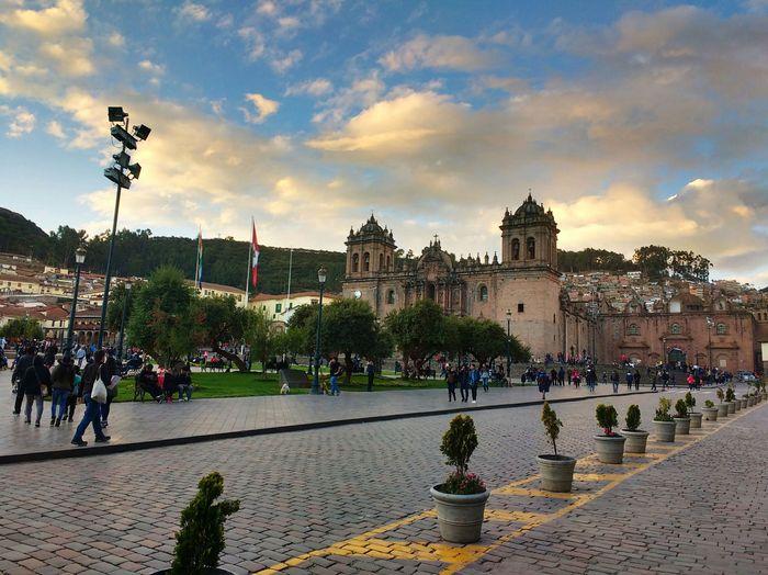 Der Hauptplatz von Cusco (Plaz