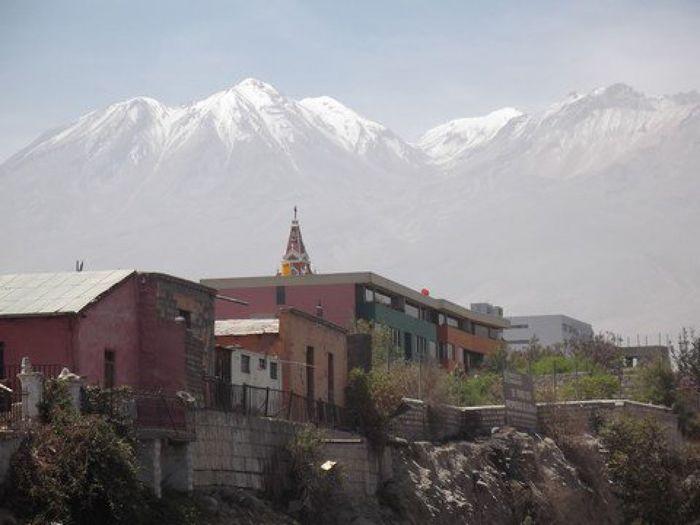 Schone Anblick an der Chachani in Arequipa