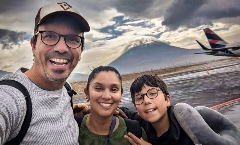 Andre Kiwitz with Family in Peru